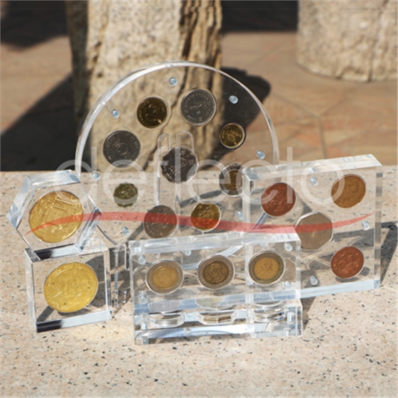 亞克力工藝品錢幣架