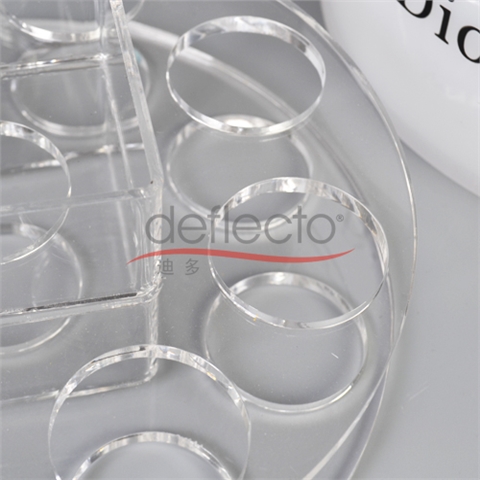 迪多-圓形亞克力化妝品展示盒