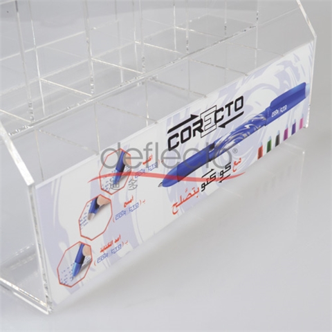 迪多-有機(jī)玻璃桌面筆架