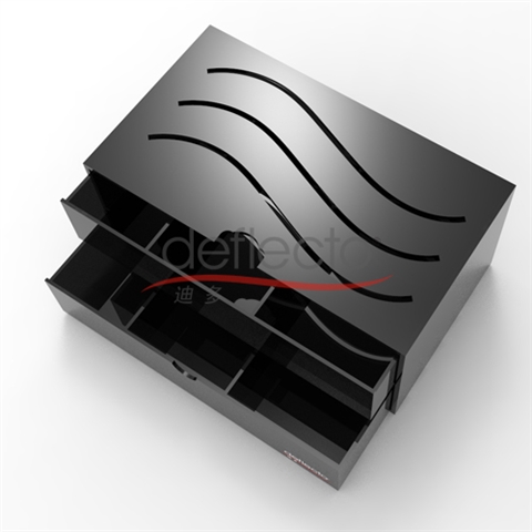 迪多-黑色化妝品收納盒