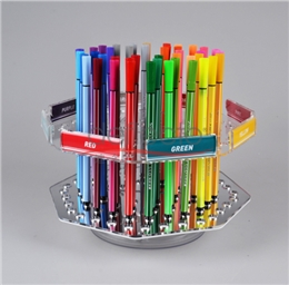 迪多-旋轉可拆式有機玻璃筆架